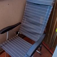 Sedia regolabile con braccioli