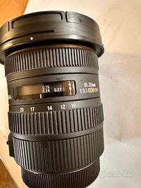 Sigma 10-20 f/3.5 EX DC HSM (attacco Canon)