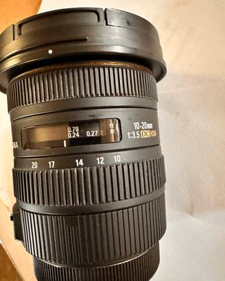 Sigma 10-20 f/3.5 EX DC HSM (attacco Canon)