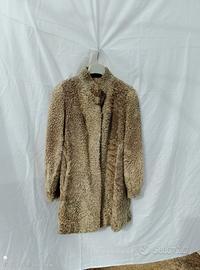Pelliccia vintage Astrakan taglia 44
