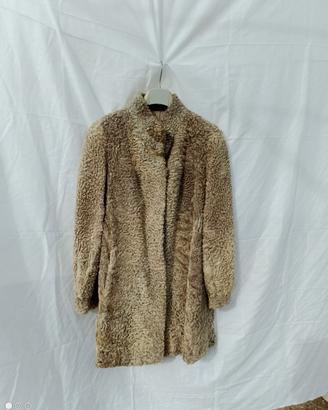 Pelliccia vintage Astrakan taglia 44