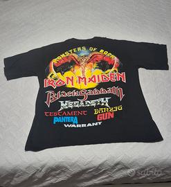 maglia metal da collezione  più biglietto concerto