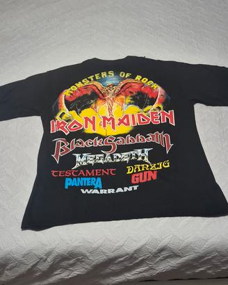maglia metal da collezione  più biglietto concerto
