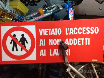  Cartelli vintage olio/Latte/vietato l' accesso