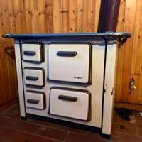 Stufa cucina a legna Zoppas anni '50