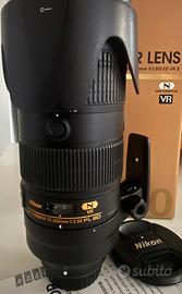 Nikon 70/200 2.8 N VR FL ED perfetto stato