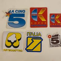 Adesivi televisione anni 80-90