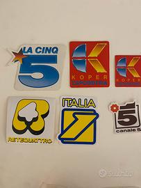 Adesivi televisione anni 80-90