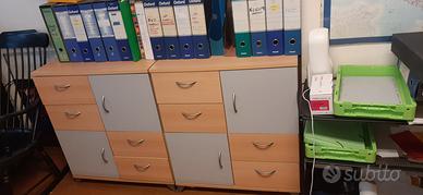 Mobile in legno bicolore