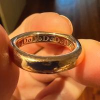 Anello Dodo irregular oro rosa 9kt