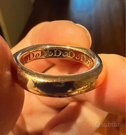 Anello Dodo irregular oro rosa 9kt