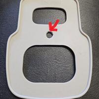 Guarnizione grigia fanale posteriore Vespa 125, 90