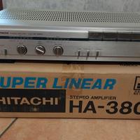 Amplificatore, radio hitachi e lettore CD Sony