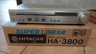 Amplificatore, radio hitachi e lettore CD Sony