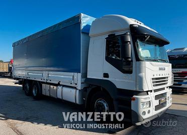 Iveco 260S42 Stralis cassone centinato con sponda