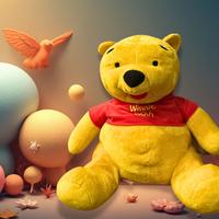 Winnie The Pooh peluche grande h 50 cm.