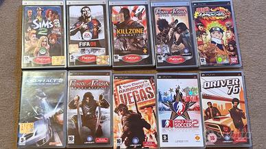 Lotto 10 Giochi  PSP Sony PlayStation Portable