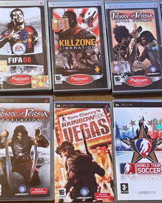 Lotto 10 Giochi  PSP Sony PlayStation Portable