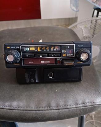 Autoradio epoca originale Jaguar anni 70 con logo