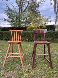 Sedie rialzate per bambini