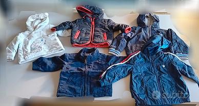 Cinque giubbini per bambini