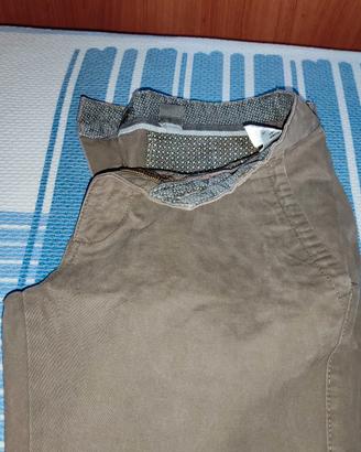 Pantaloni 100% cotone marroncini