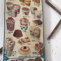 Tabella gelati vintage
