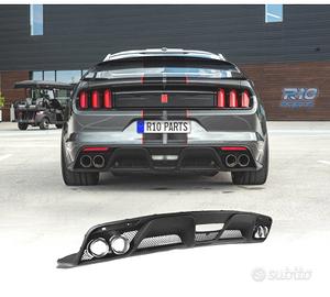 DIFUSORE FORD MUSTANG 15-17 LOOK GT350 + TERMINALI