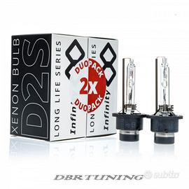 Coppia lampade XENON D4S 5000K long life