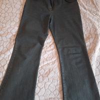 Pantaloni vintage a zampa anni ‘90 in denim scuro