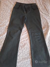 Pantaloni vintage a zampa anni ‘90 in denim scuro