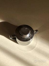 Zuccheriera in acciaio vintage