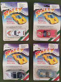 Lotto vintage anni '80 4 modellini auto Rally Givi