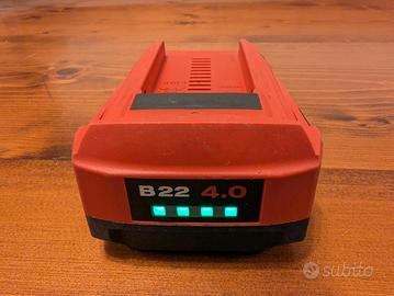 Hilti B22 4.0 Ah CPC 21.6v Batteria Rigenerata