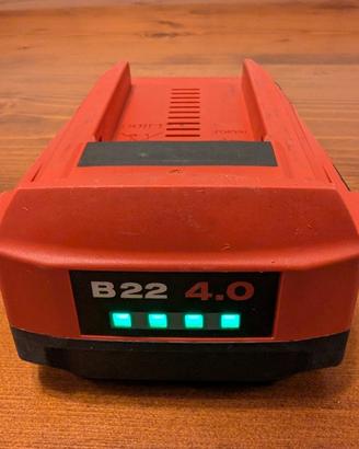 Hilti B22 4.0 Ah CPC 21.6v Batteria Rigenerata