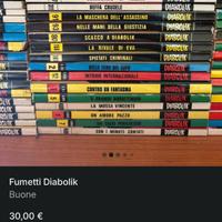 Collezione vari numeri diabolik