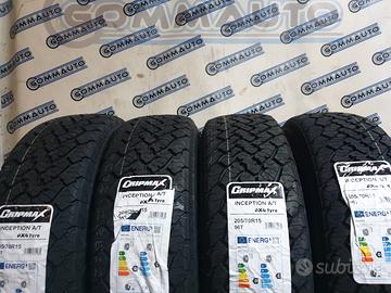 4 pneumatici 205 70 15 gripmax nuovi 4x4