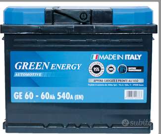 batteria auto nuova 2000km.