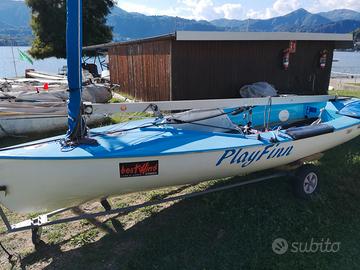 Finn Devoti sailing