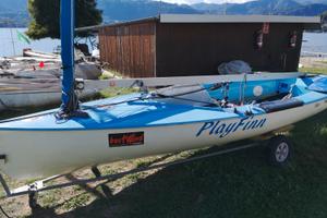 Finn Devoti sailing