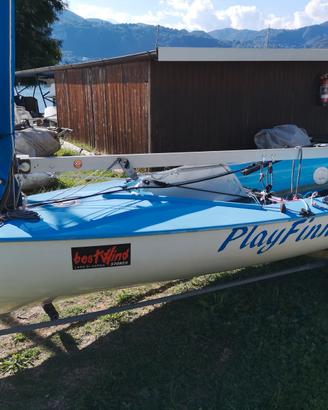 Finn Devoti sailing