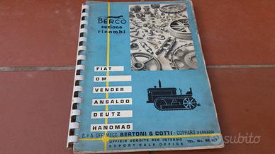 Manuale Berco Sezione Ricambi Epoca
