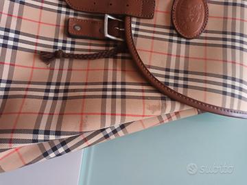 zaino vintage Burberry