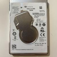 Hard Disk 2,5" da 500 Gb