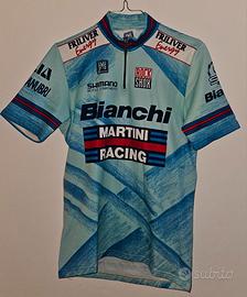 Maglia ciclismo Bianchi Martini Racing 