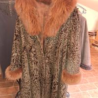 PELLICCIA RICCIOLINO CON COLLO IN VOLPE