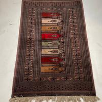 Tappeto Vintage Pakistano Karachi Annodato a Mano