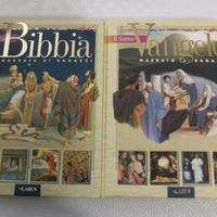 LIBRI LA SACRA BIBBIA 2 VOLUMI.-PREZZO TOTALE
