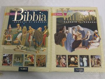 LIBRI LA SACRA BIBBIA 2 VOLUMI.-PREZZO TOTALE