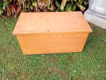 cassetta baule in legno